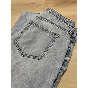 Gap Denim Jeans Womens High Rise Vintage Light Wash Size 4/27 Raw‎ Hem